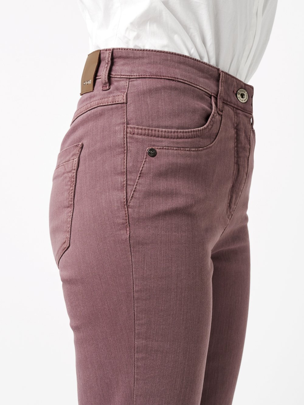 Jeans Be Loved mauve Detailansicht