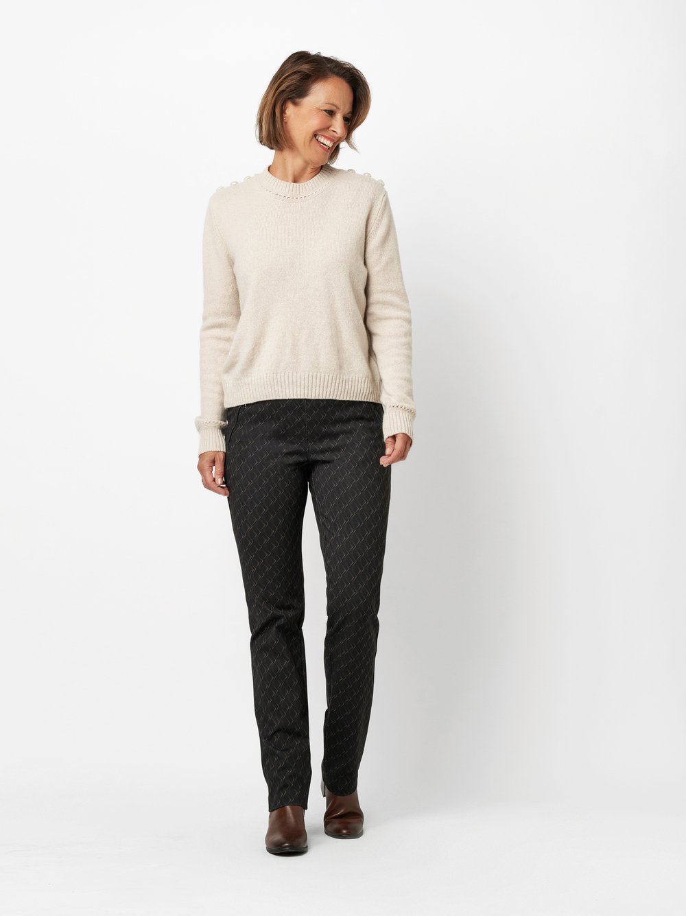 Hose Alice black/brown Outfitansicht