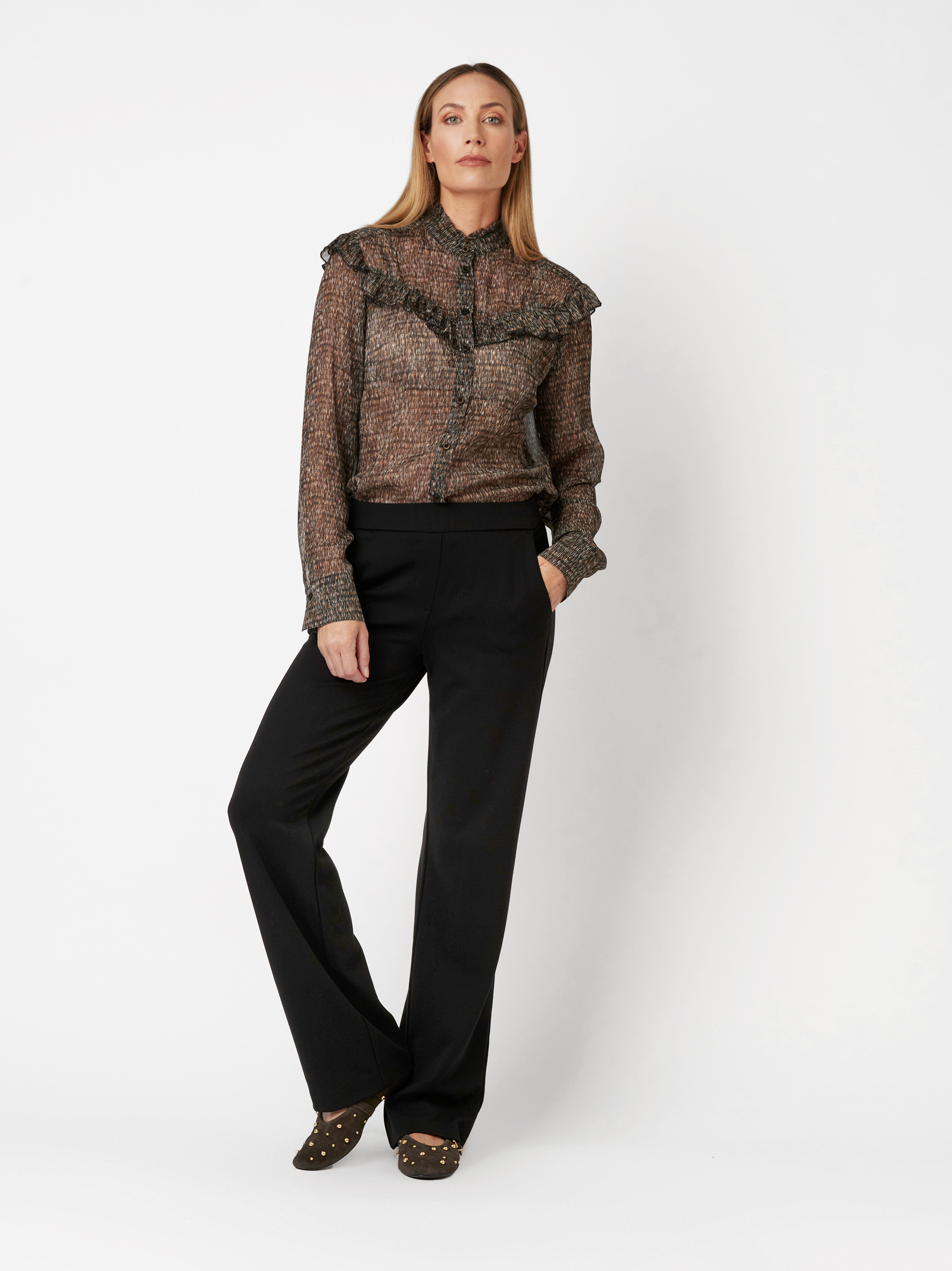 Hose Jenny black Outfitansicht Hose Jenny black Outfitansicht