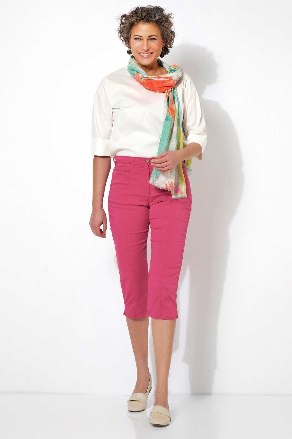 Schlanke 3/4-Hose | Style »Meine beste Freundin« Pink