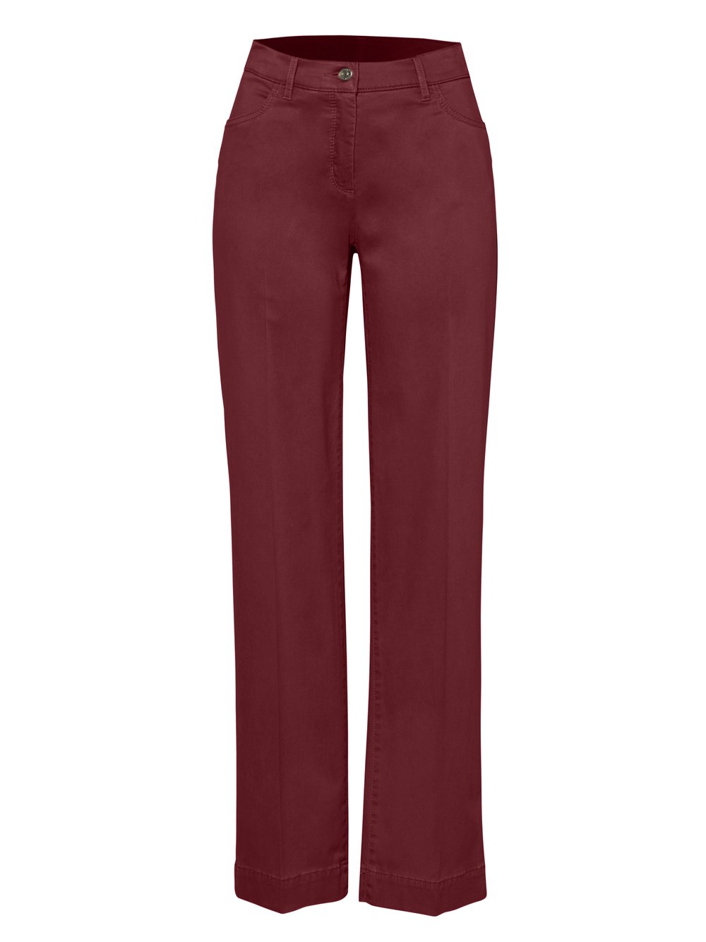 Wide-Leg Hose aus Baumwollsatin | Style »Jenny Wide« Beere