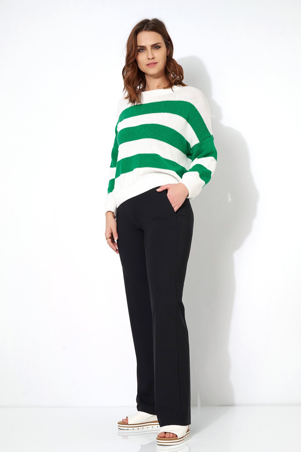 Superleichte Wide Leg Pants | Style »Jenny« black