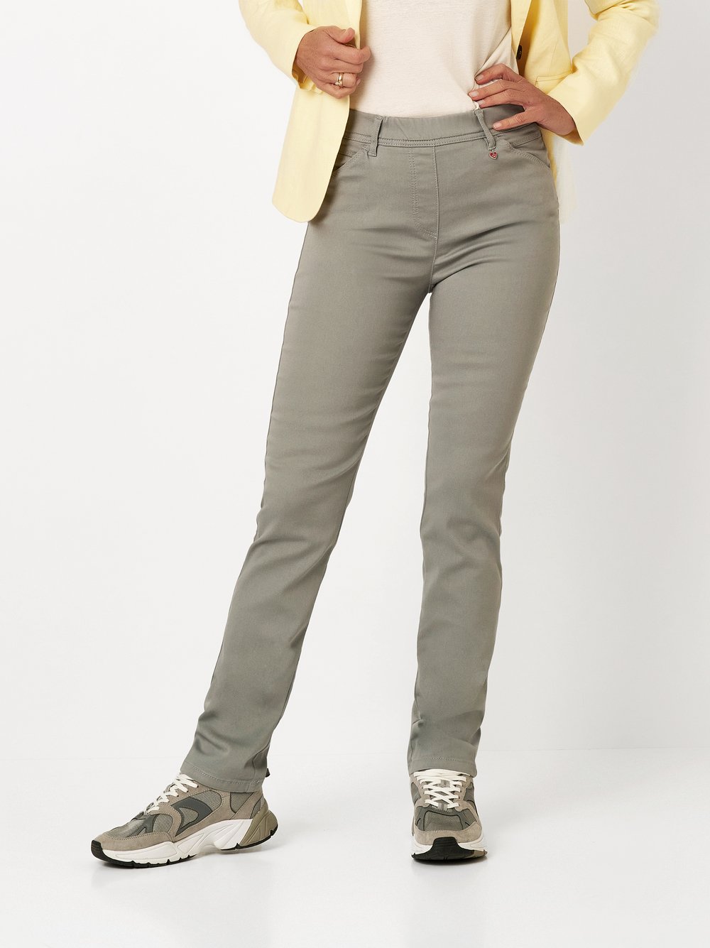 Hose Alice light khaki Vorderansicht Hose Alice light khaki Vorderansicht