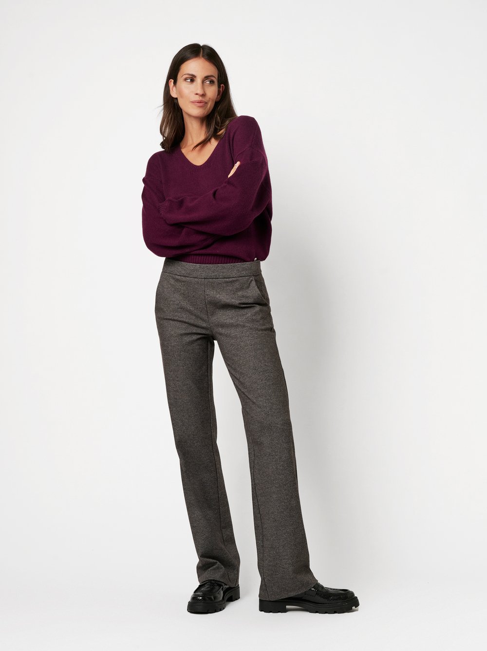 Trousers Jenny grey outfit view