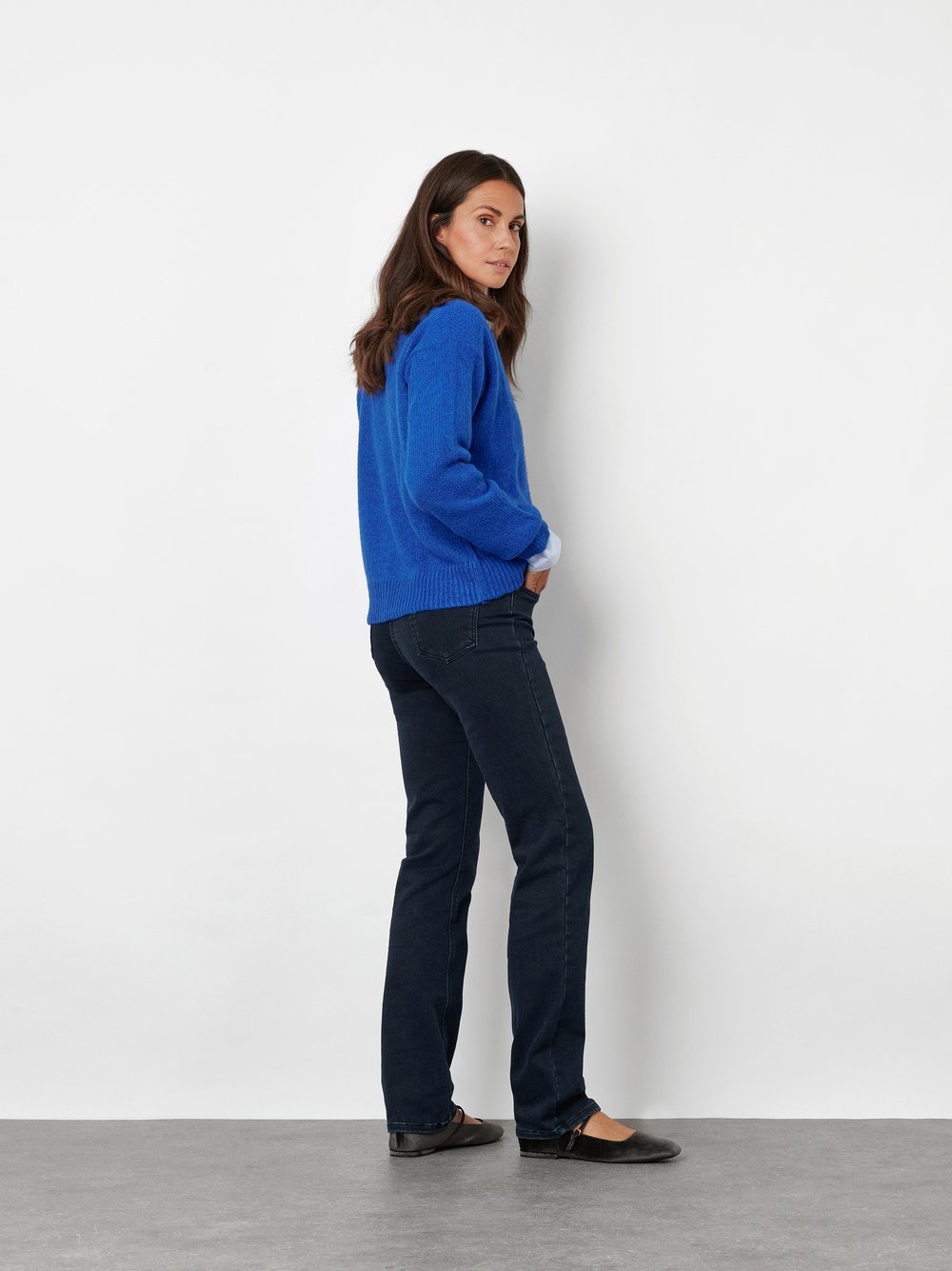 Cardigan with Mohair | Style »Ivette« Blue