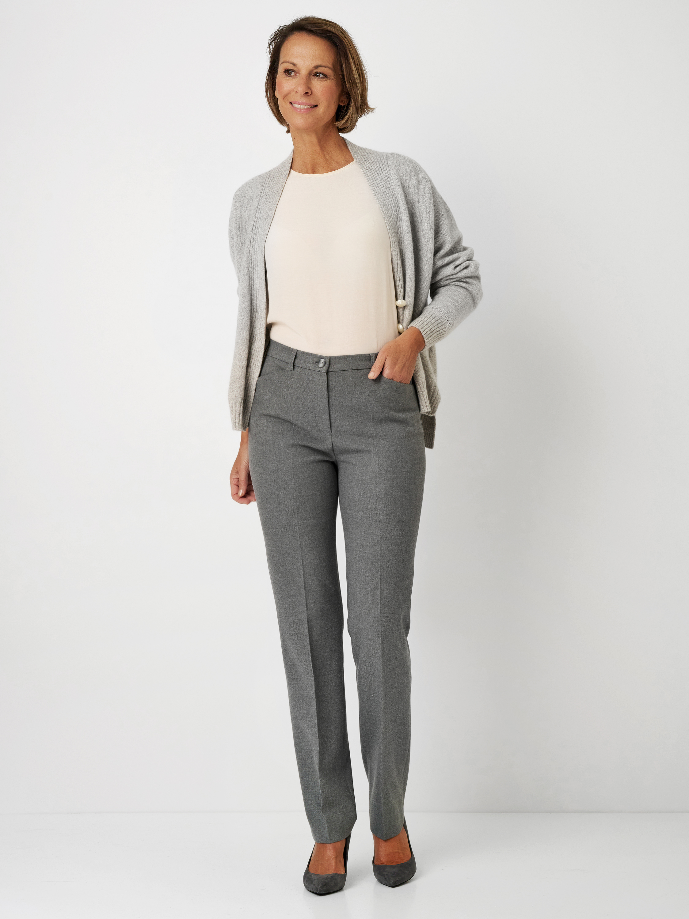 Bügelfaltenhose | Style »Steffi« grey Bügelfaltenhose | Style »Steffi« grey