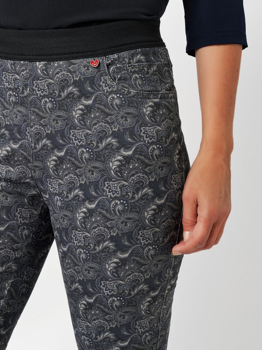 Trousers My Darling grey/blue detail view Trousers My Darling grey/blue detail view