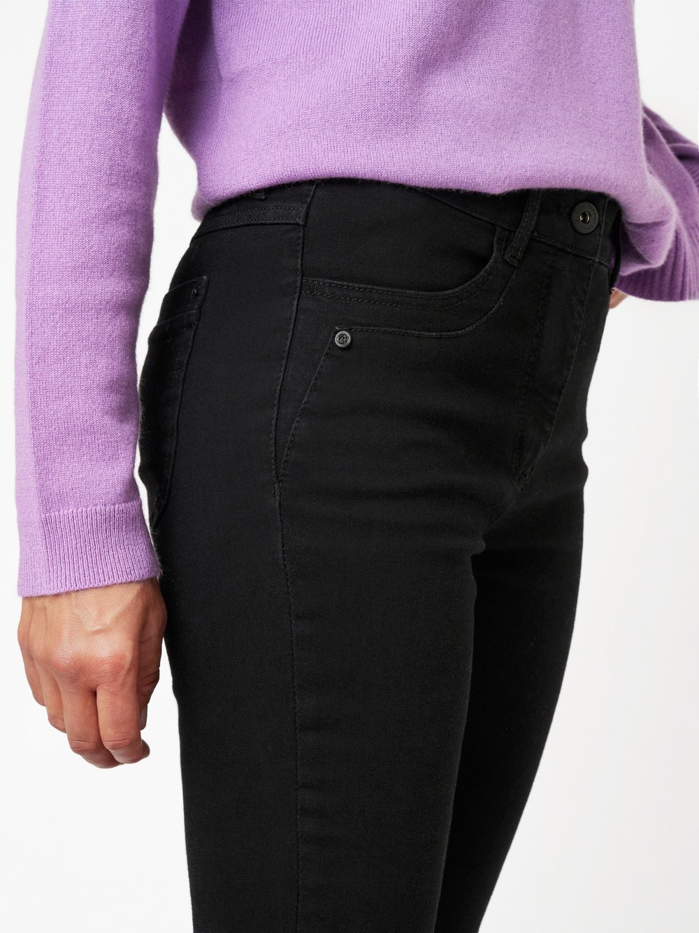 Jeans be loved black Detailansicht
