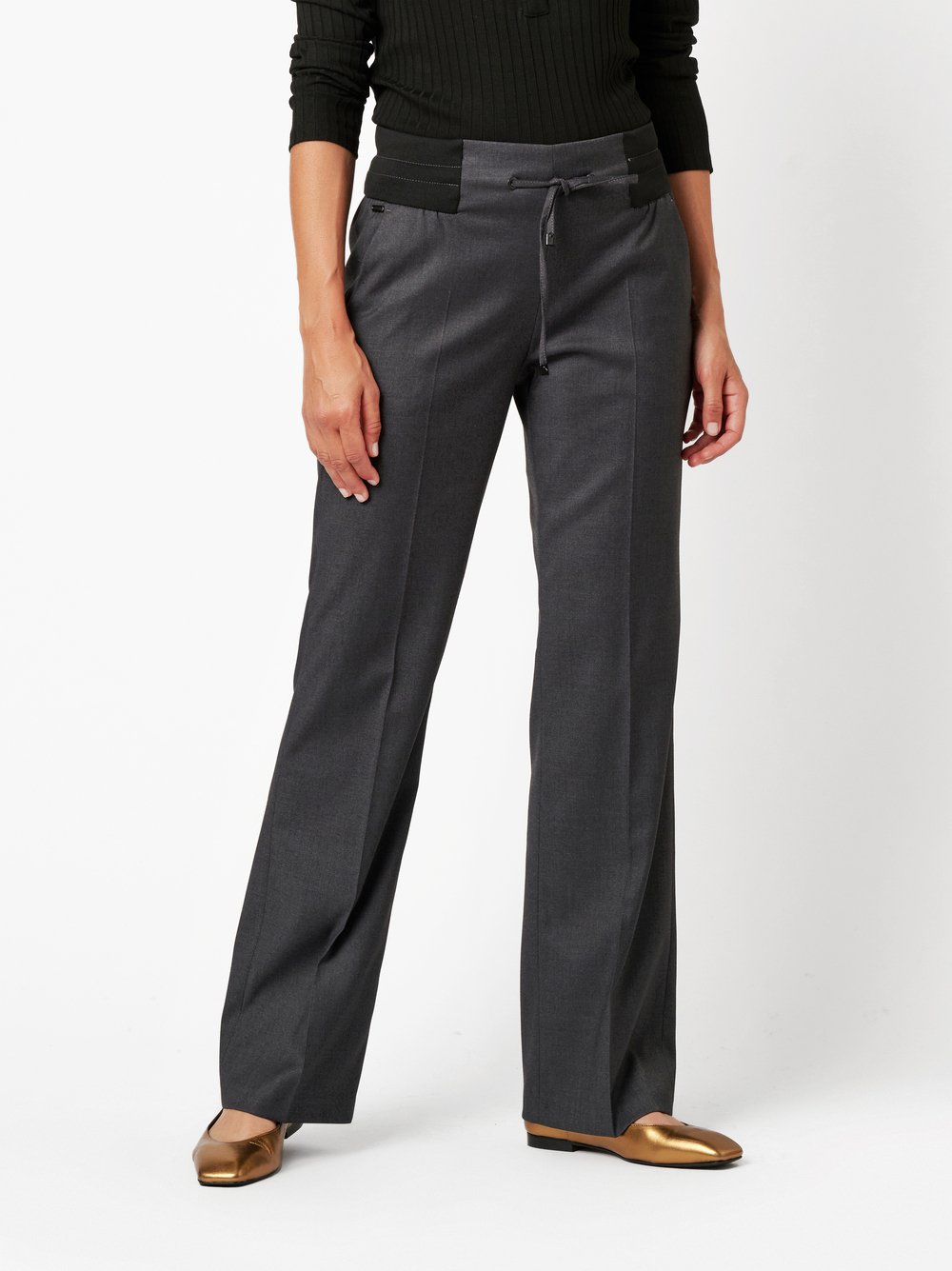 Trousers Jenny anthra front view