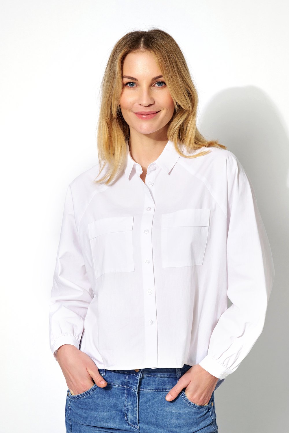 Kurzes, lässiges Hemd | Style »Cira« white