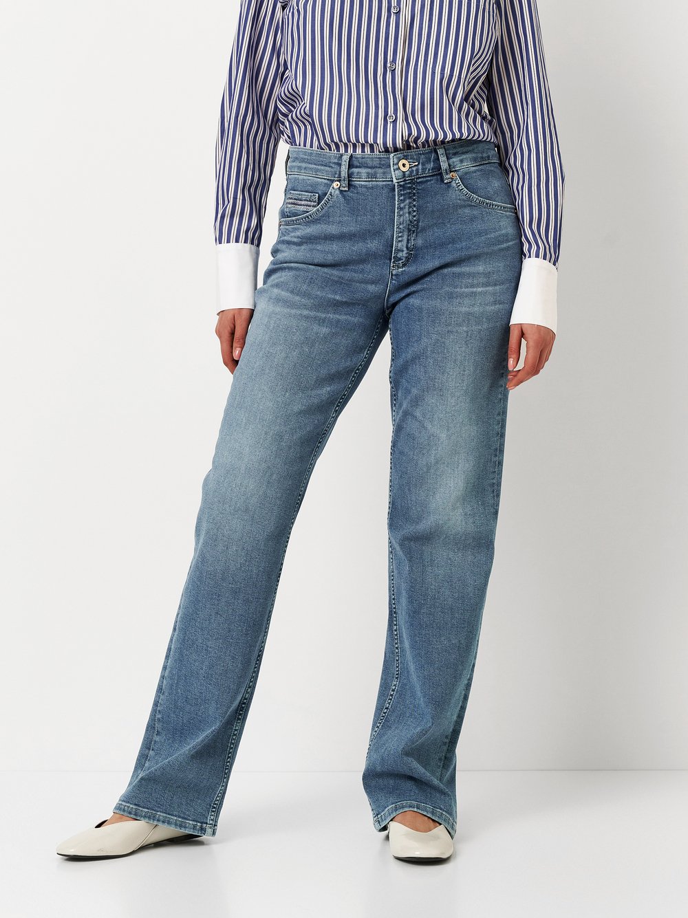 Jeans Liv mid blue Vorderansicht