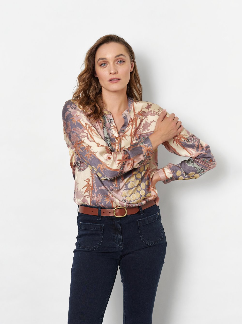 Bluse mit Patchwork-Print | Style »Bella« Multicolour