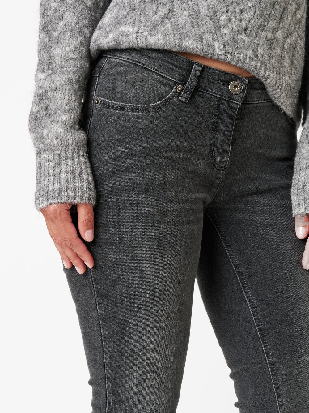 Jeans Perfect Shape grey detail view