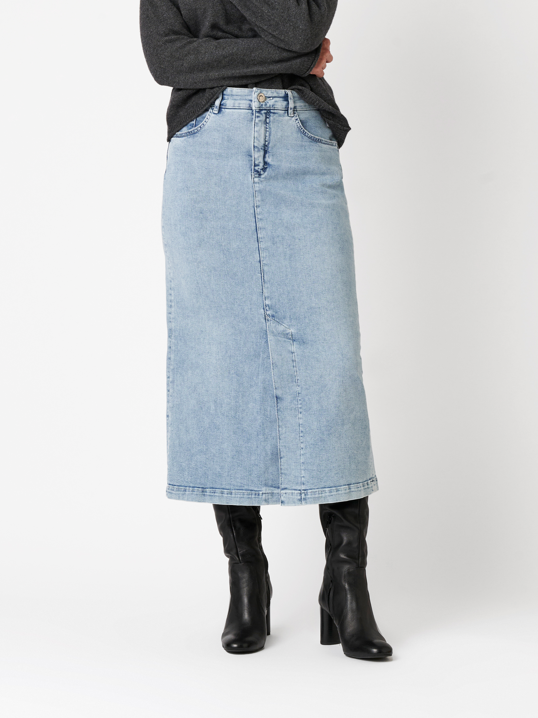 Rock Skirt light blue Vorderansicht Rock Skirt light blue Vorderansicht