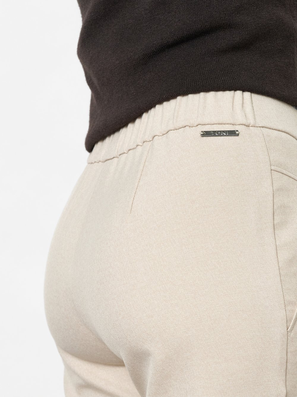 Weite 7/8-Hose aus Gabardine | Style »Sue 7/8« Creme