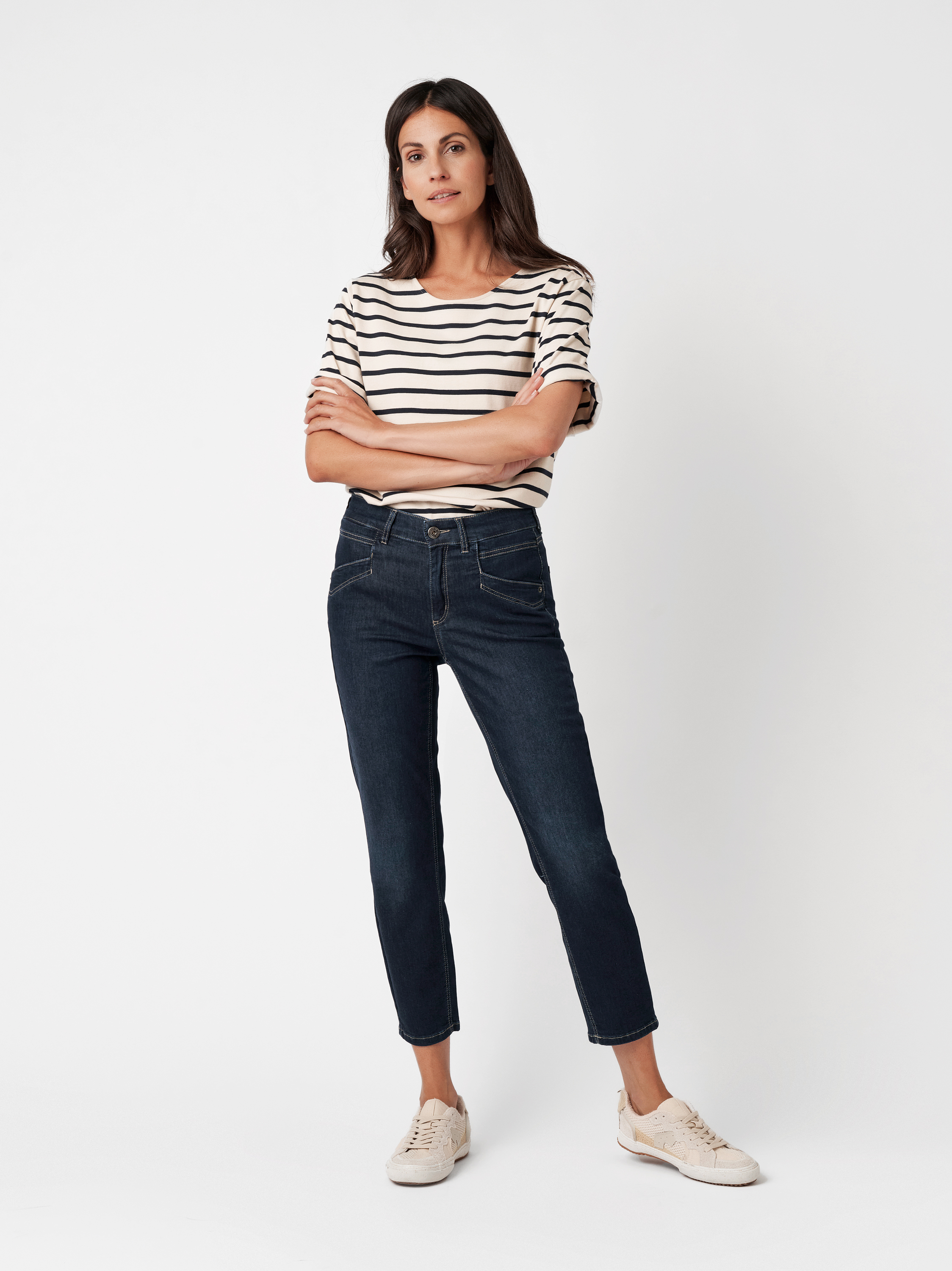 Sommerliche 7/8-Jeans | Style »Liv« mid blue