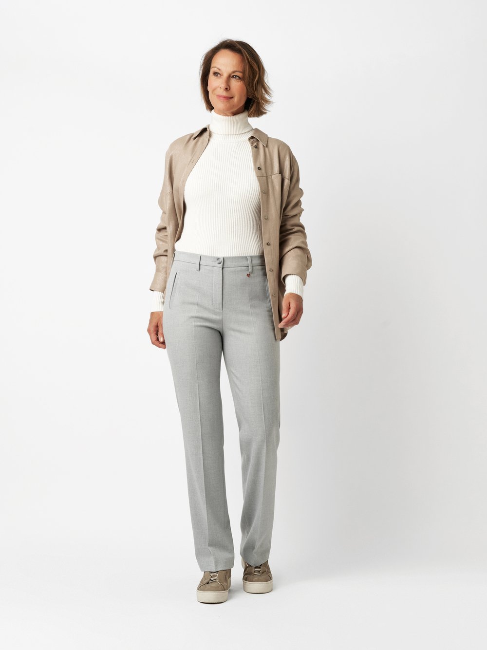 Hose Meine beste Freundin light grey Outfitansicht