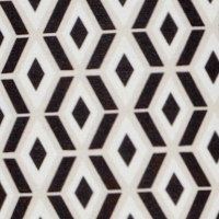 Farbmuster Hose in offwhite / black