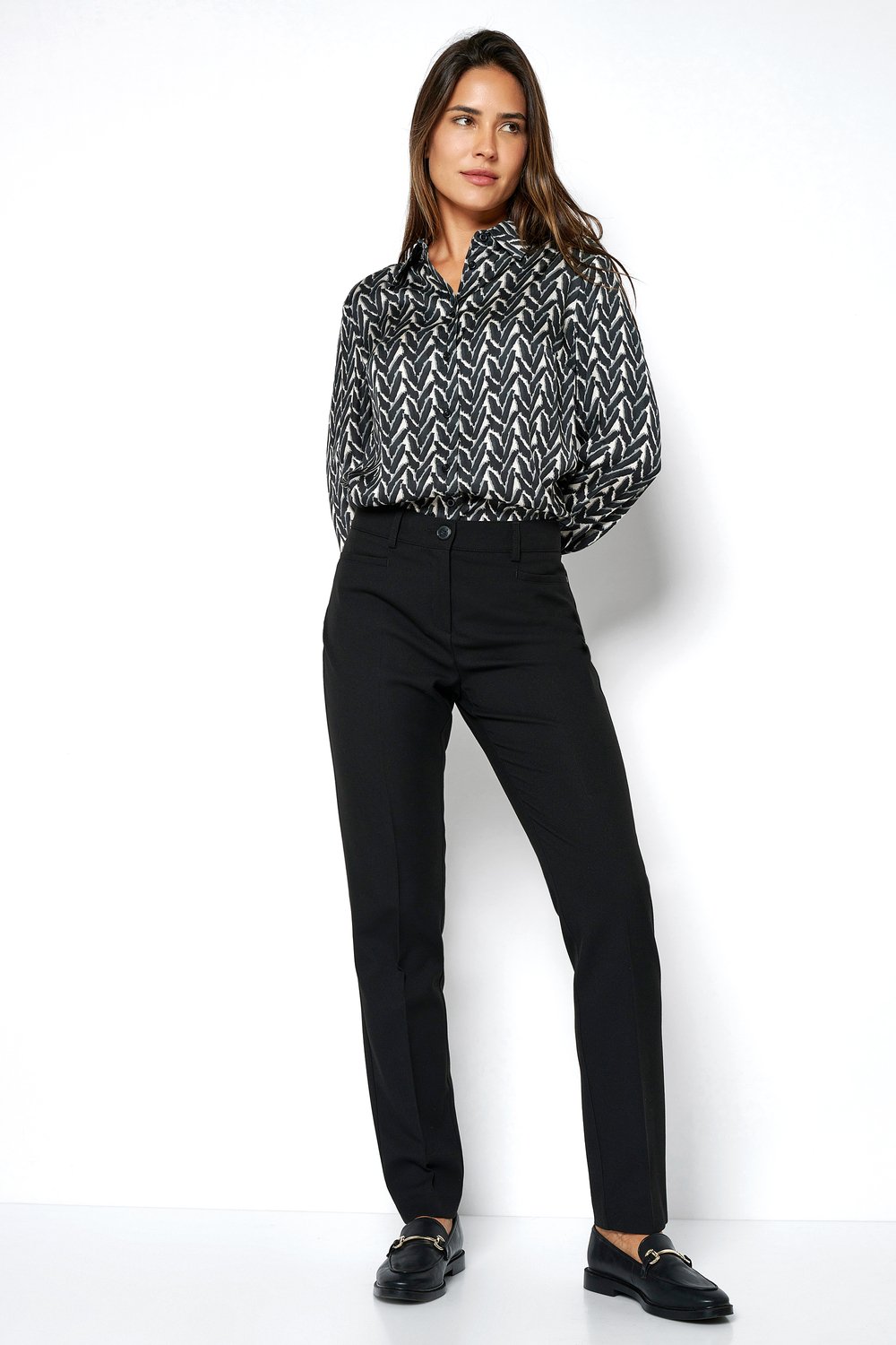 Elegante Hose aus Gabardine | Style »Jolie« black