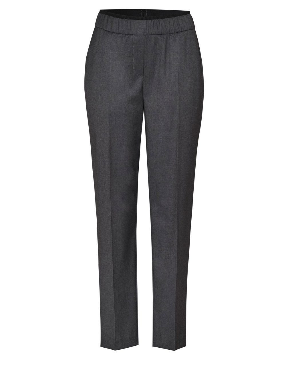 Damenhose Sue in anthra, Businesshose mit Gummibund, freigestellte Produktansicht