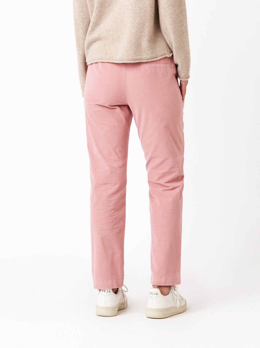 Trousers Sue rose rear view