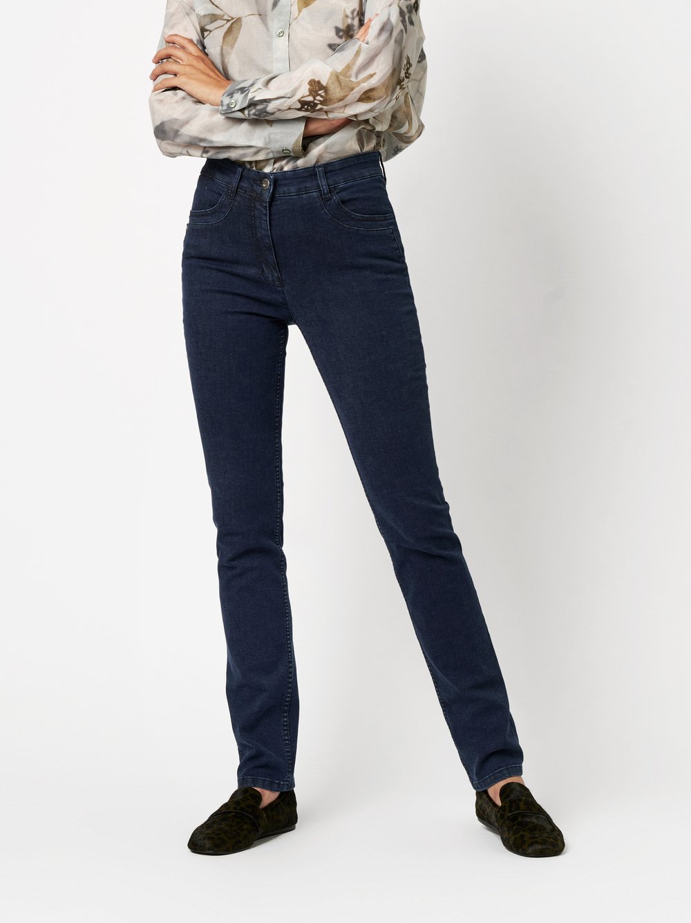 Jeans be loved dark blue Vorderansicht Jeans be loved dark blue Vorderansicht