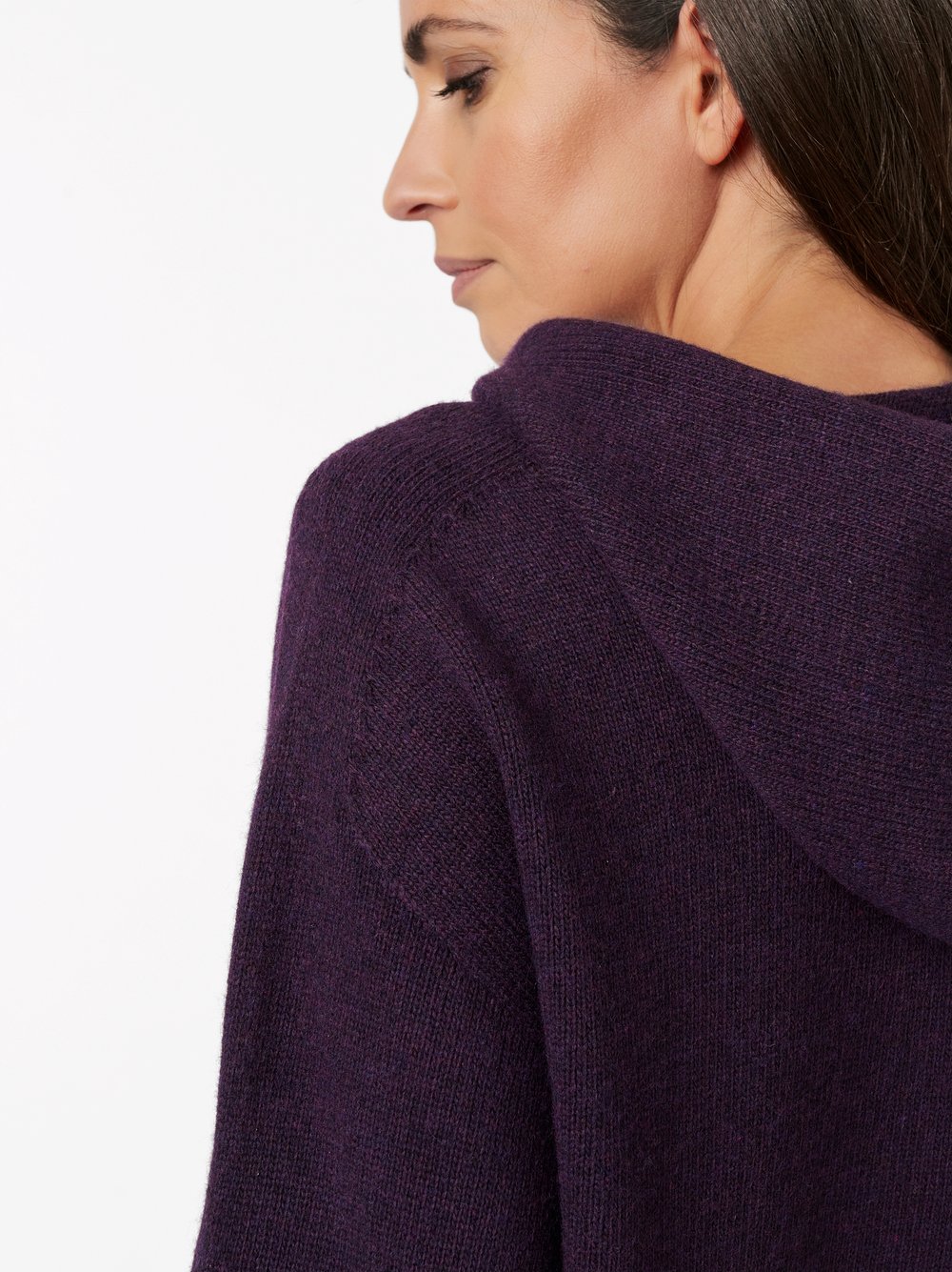 Pullover Ivie wine Detailansicht