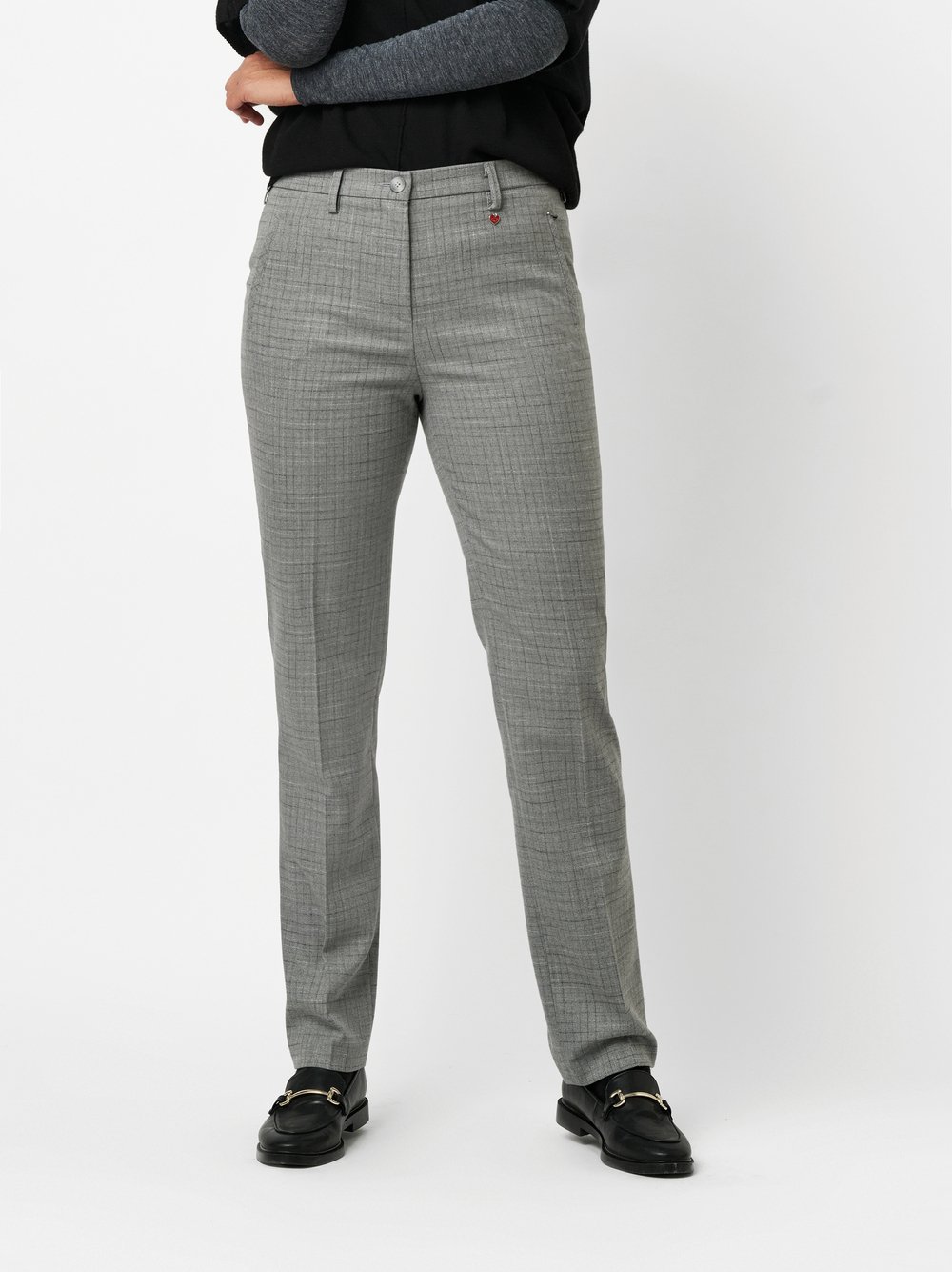 Trousers Meine beste Freundin grey front view Trousers Meine beste Freundin grey front view