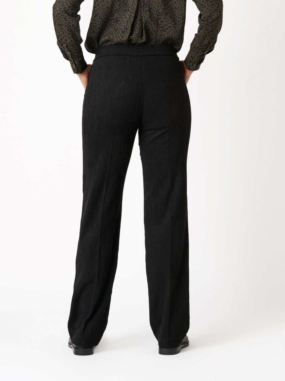 Trousers Scarlet black rear view Trousers Scarlet black rear view