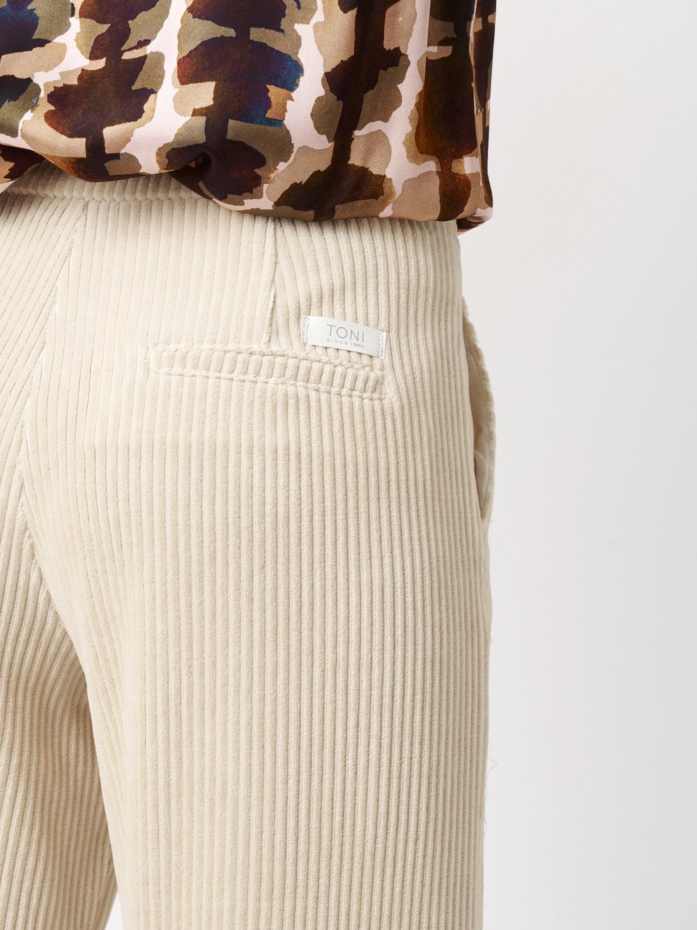 Hose Ella offwhite Detailansicht