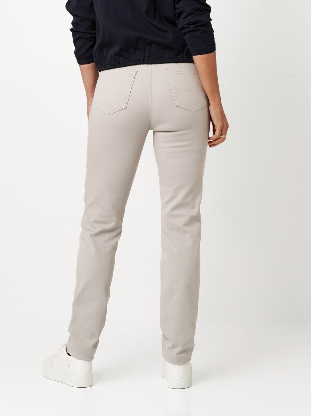 Hose Meine beste Freundin light grey Rueckansicht Hose Meine beste Freundin light grey Rueckansicht