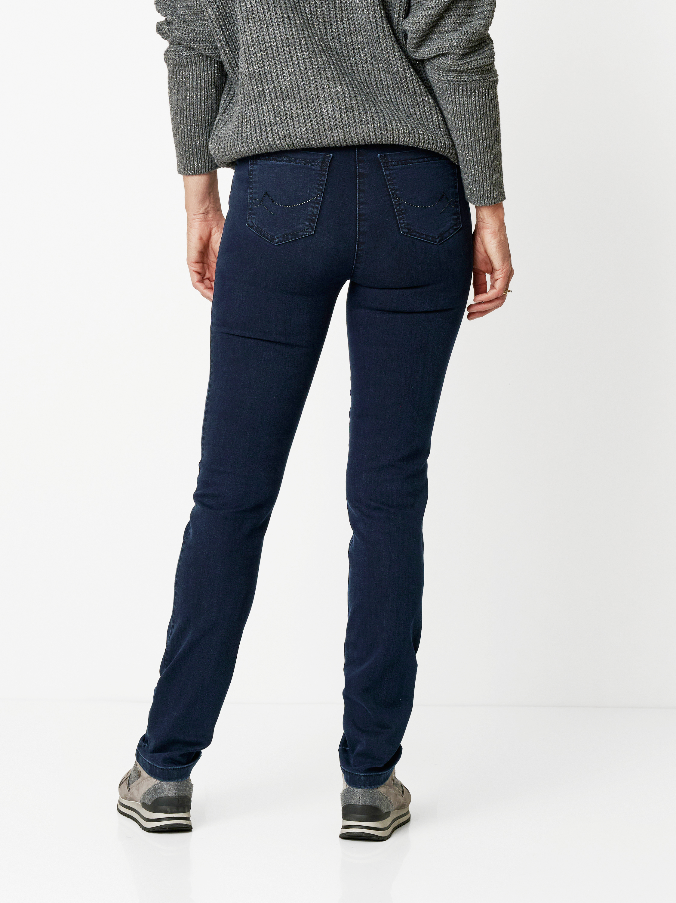 Trousers Meine beste Freundin dark blue rear view Trousers Meine beste Freundin dark blue rear view