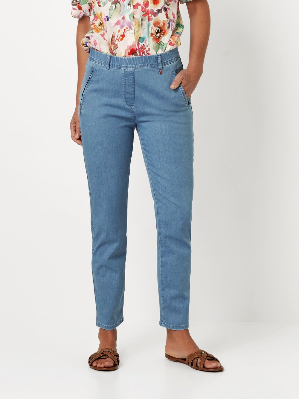 Jeans Alice light blue front view