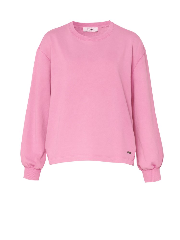Damensweatshirt Esme in pink, softes Sweatshirt, freigestellte Produktansicht