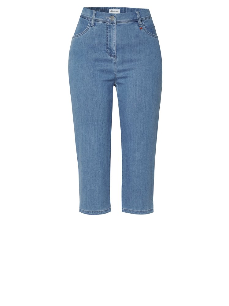 Womens jeans Meine beste Freundin Capri in light blue, summery capri jeans, product view