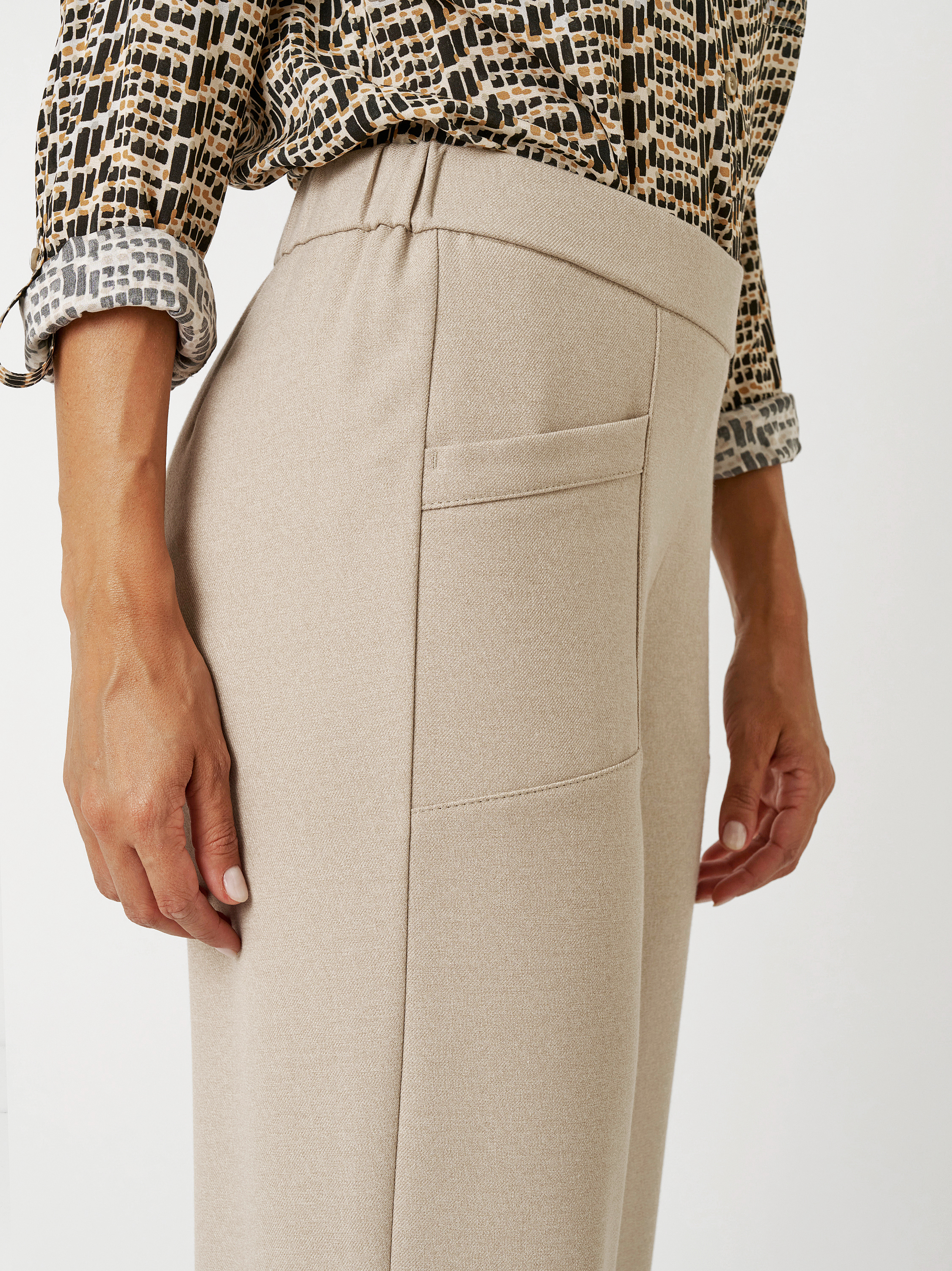 Hose Sue beige Detailansicht Hose Sue beige Detailansicht