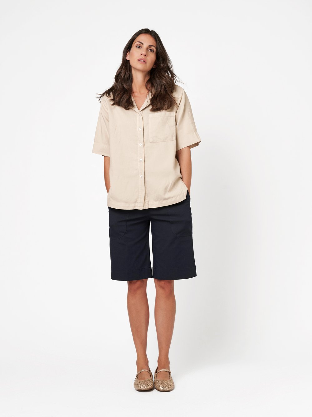 Luftige Bermuda | Style »Pia« dark blue