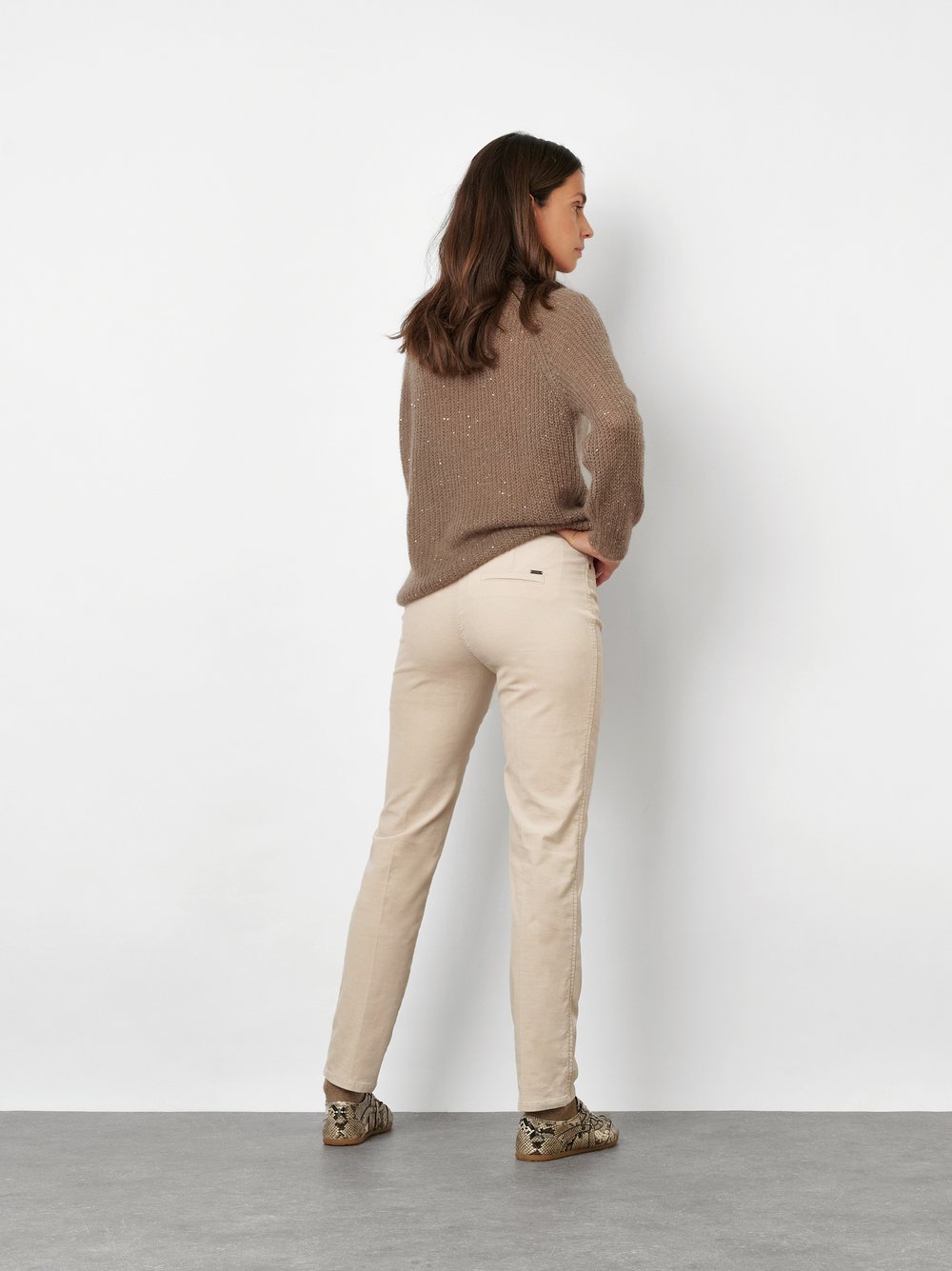 Smarte Cordhose | Style »Jenny Smart« Creme