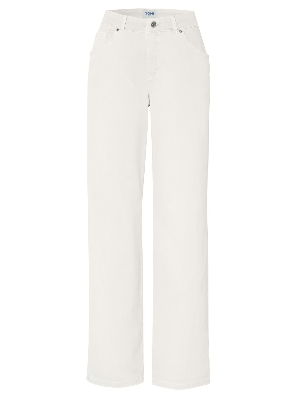 Damenjeans Liv Wide in offwhite, Wide Leg Jeans, freigestellte Produktansicht