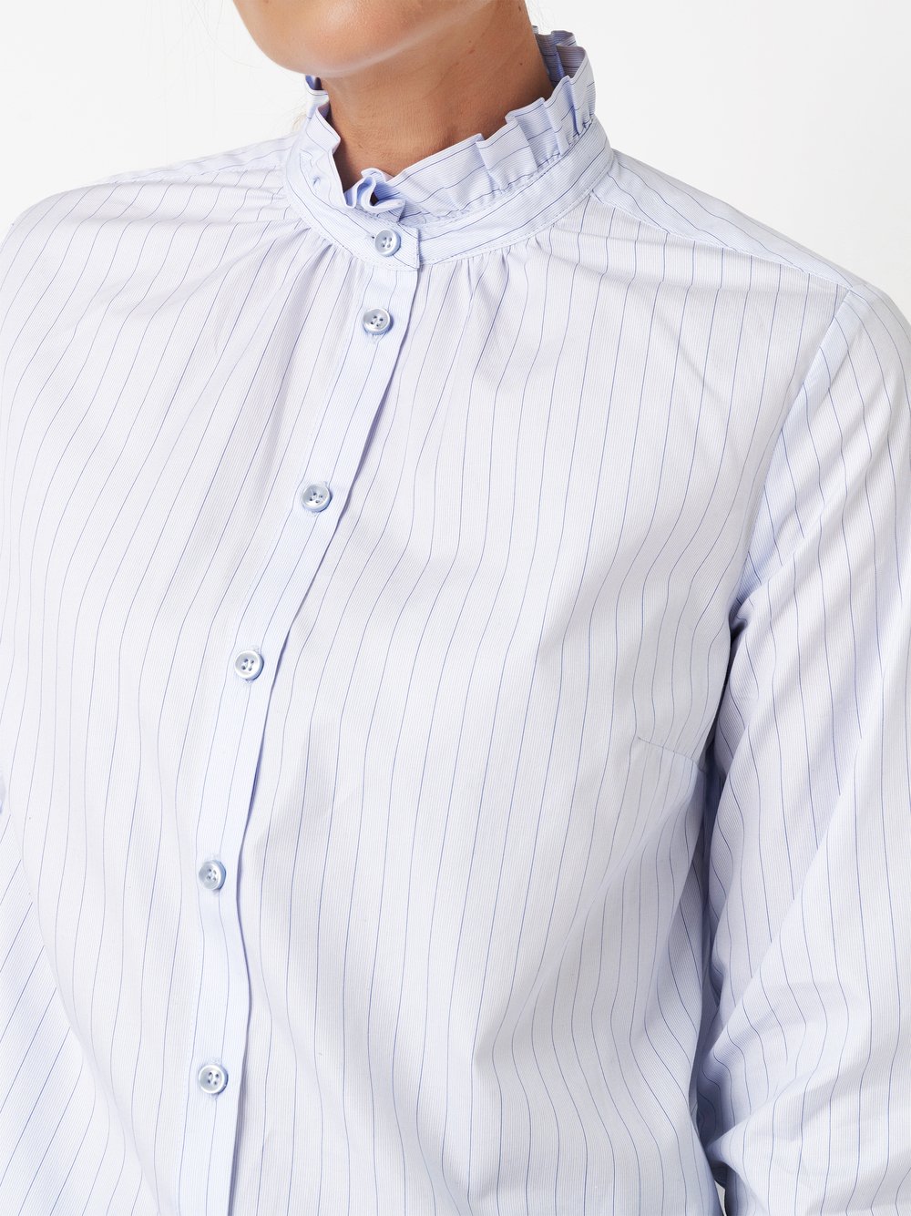 Bluse Cleo blue/blue Detailansicht Bluse Cleo blue/blue Detailansicht