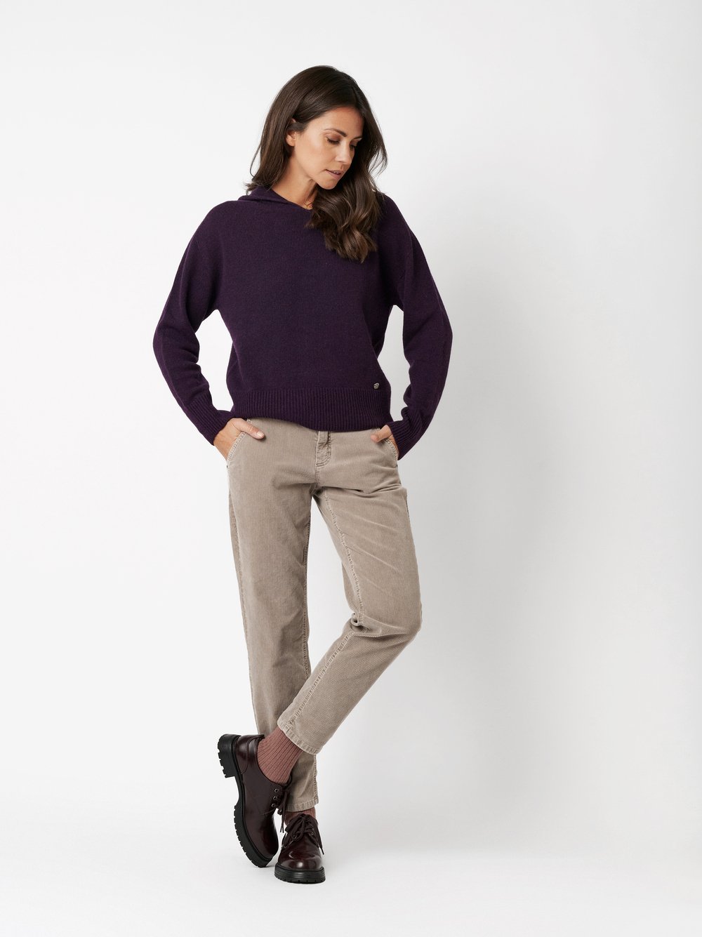 Pullover Ivie wine Outfitansicht