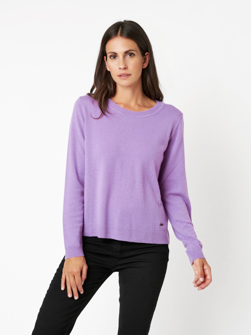Pullover Gerit light purple Vorderansicht Pullover Gerit light purple Vorderansicht