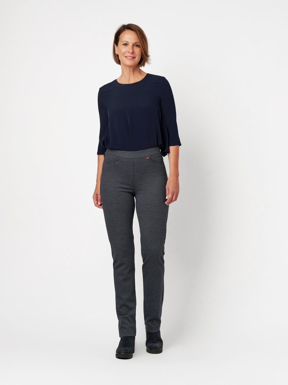 Hose Alice navy/white Outfitansicht