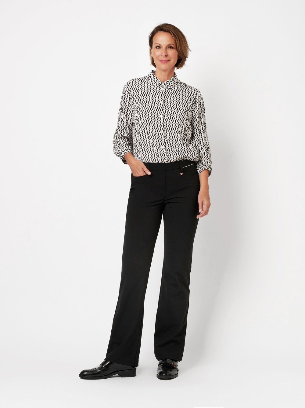 Ausgestellte Jerseyhose | Style »Alice« black
