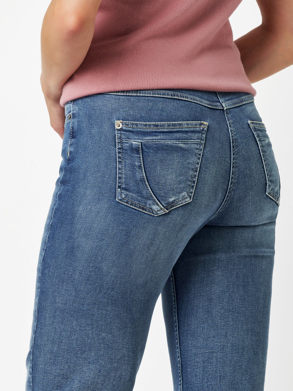Jeans Honey blue bleached Detailansicht