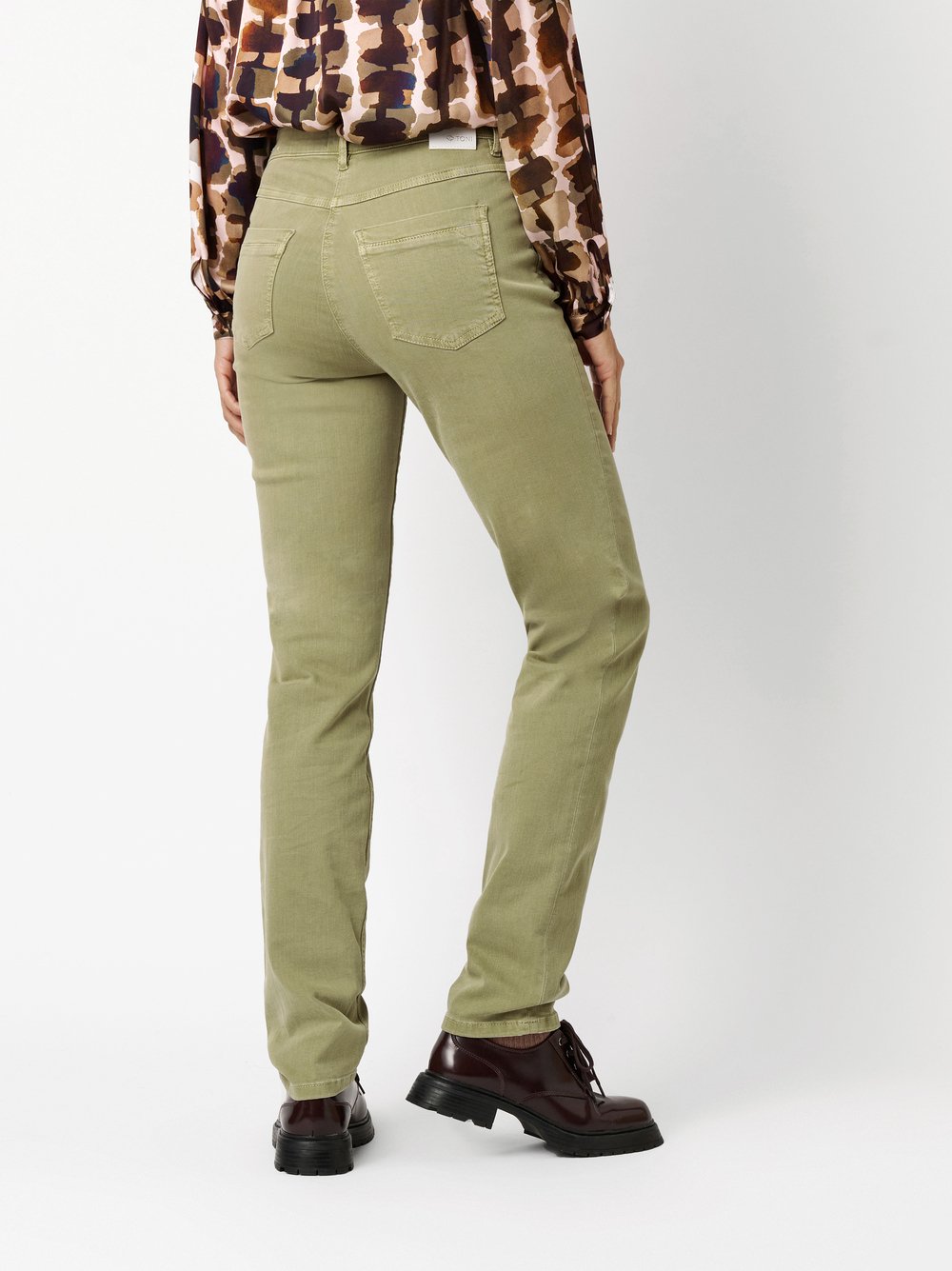 Jeans Be Loved khaki Rueckansicht
