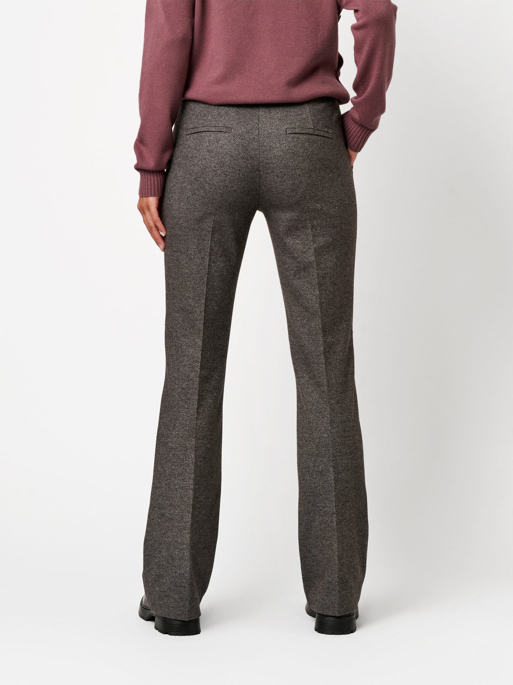 Trousers Jenny grey rear view