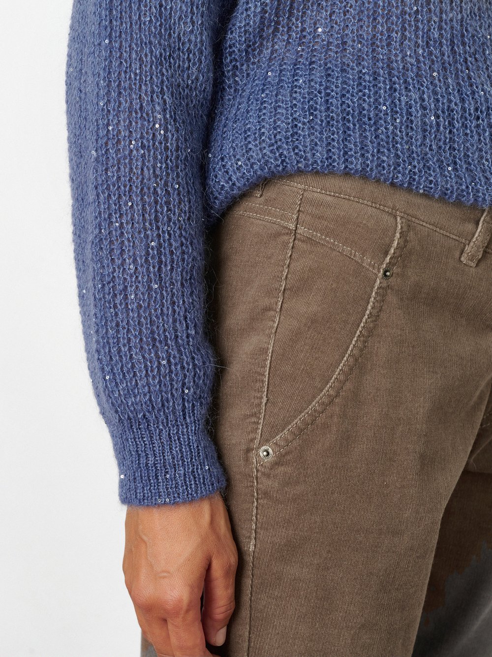 7/8-Cordhose im Chino-Stil | Style »Liv« Braun
