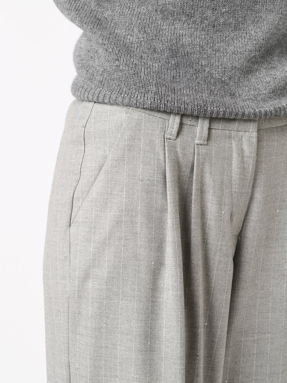 Hose Luisa light grey Detailansicht