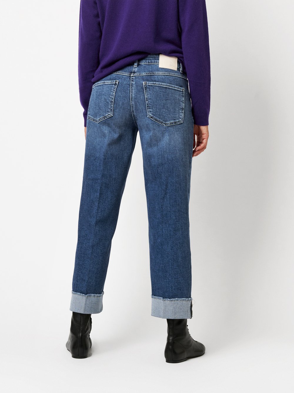 Jeans Liv mid blue Rueckansicht Jeans Liv mid blue Rueckansicht